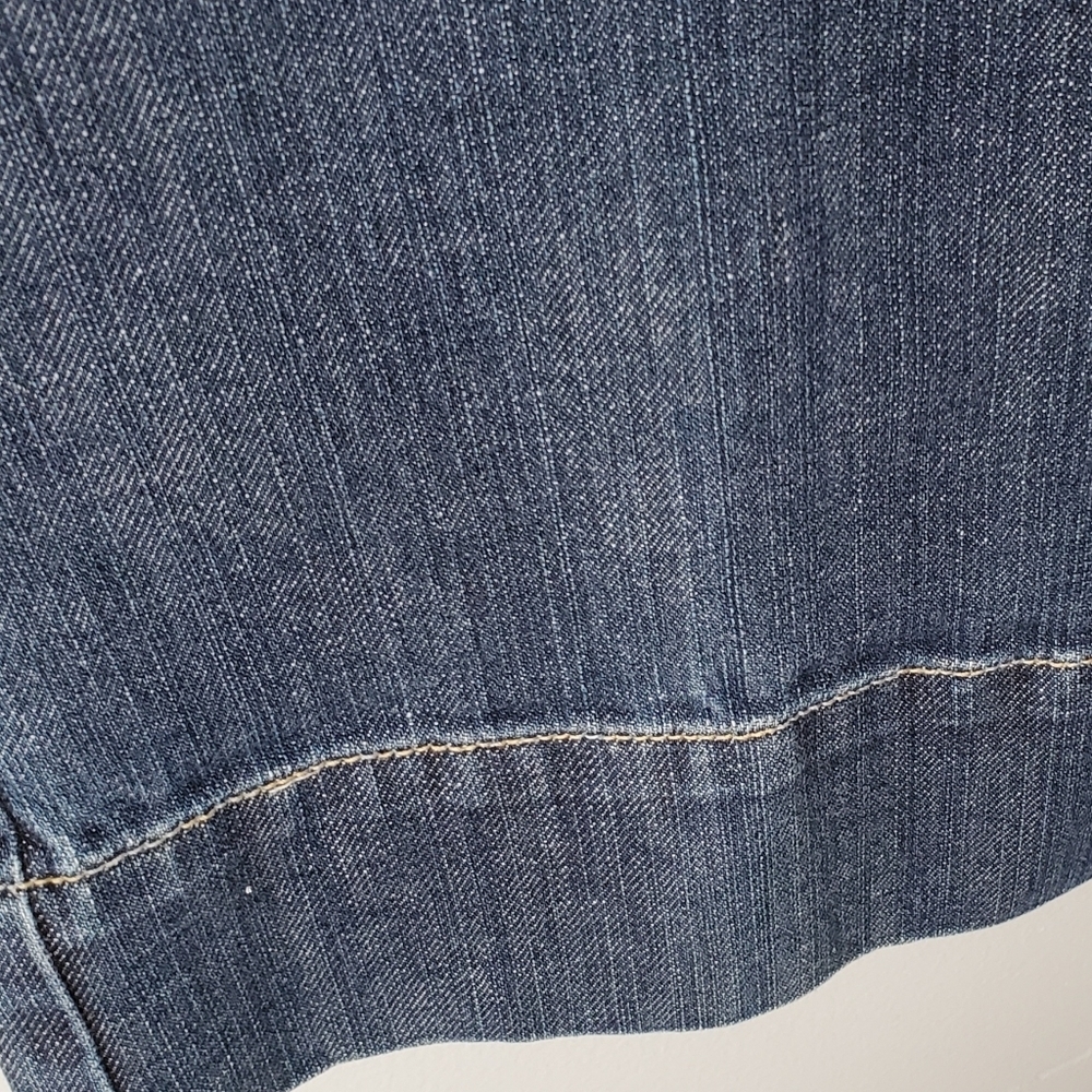 Talbots Women's High Rise Wide Legged Stretch Jeans Dark Denim Size 10 - Picture 3 of 4